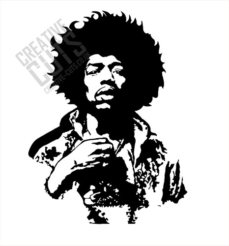 Jimi hendrix silhouette - jimi,