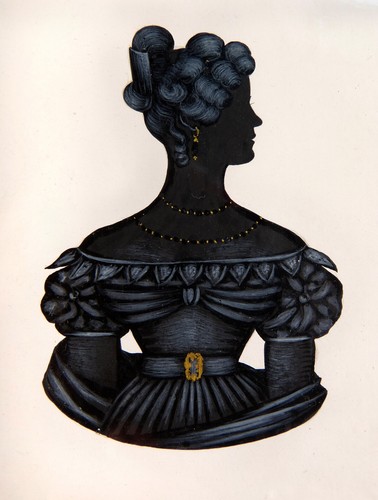 Antico ritratto silhouette - antico,