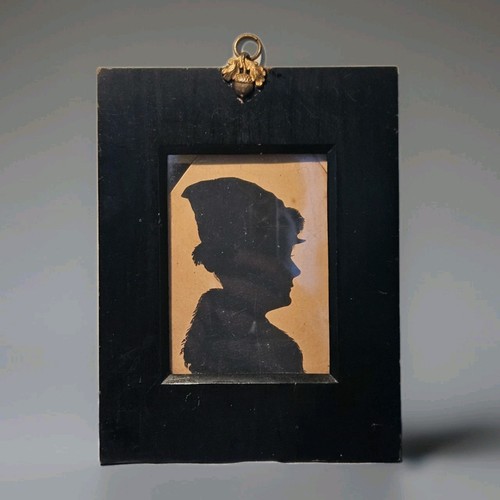 Antique edwardian silhouette - antique,