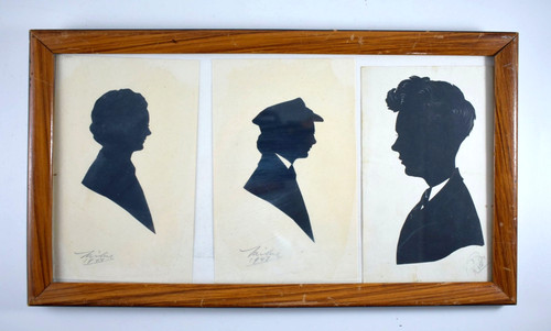 Ritratto silhouette vintage - ritratto,