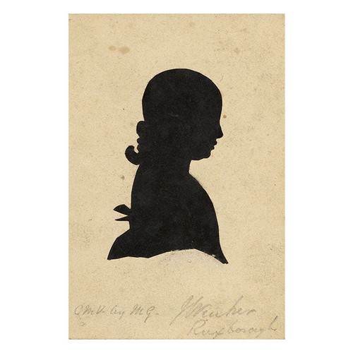 Silhouette ritratto m - silhouette, di