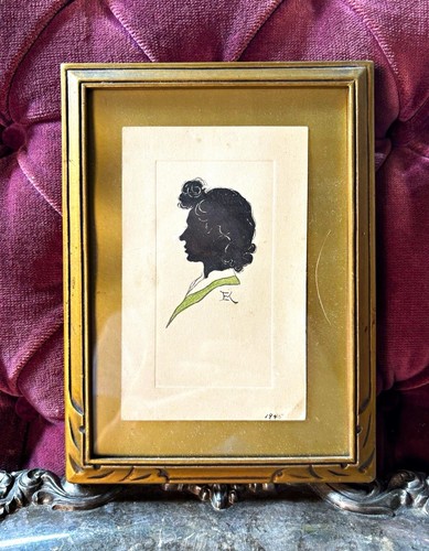 Vintage 1945 silhouette donna - 1945,