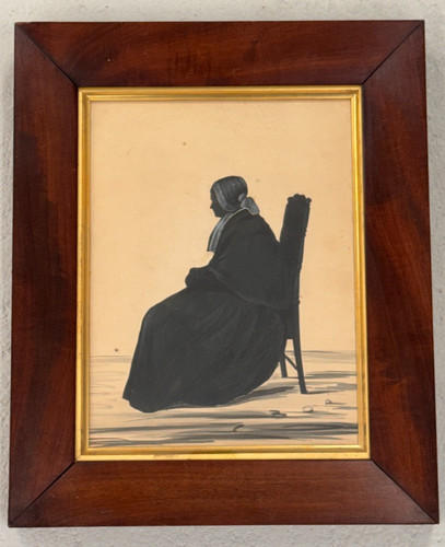 Antico quadro ritratto sagoma