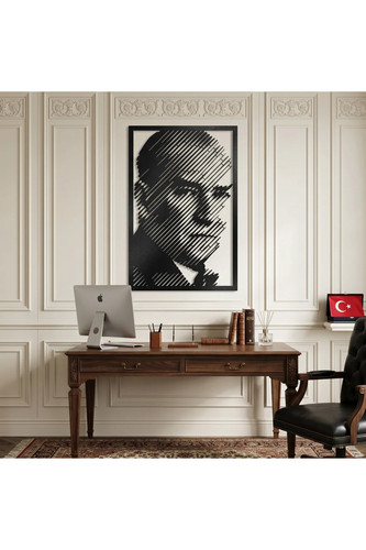 Ataturk ritratto silhouette - ritratto,
